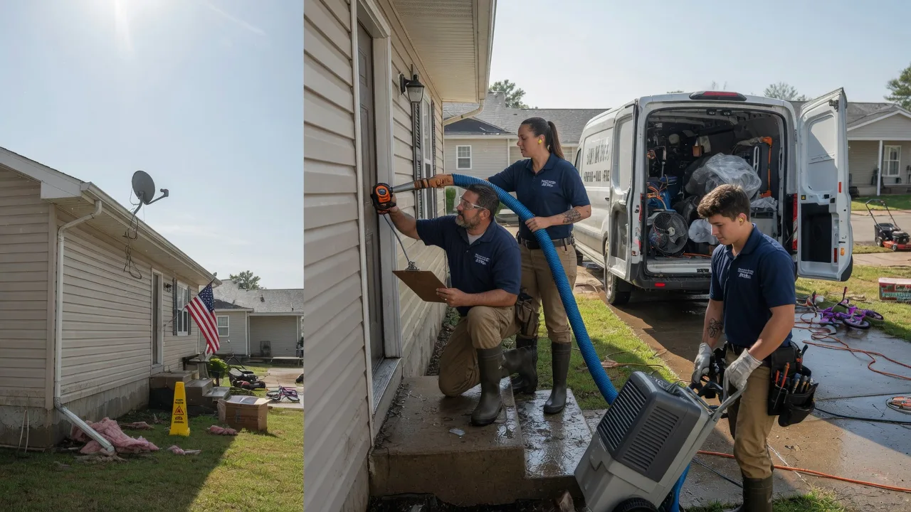 Ceiling Water Damage Restoration in Mccomb, OH near me